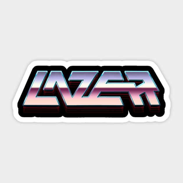 Lazer Sticker by Kiboune